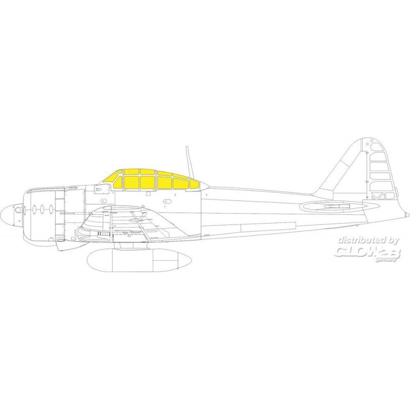 Accessoire A6M3 Zéro TFace pour EDUARD