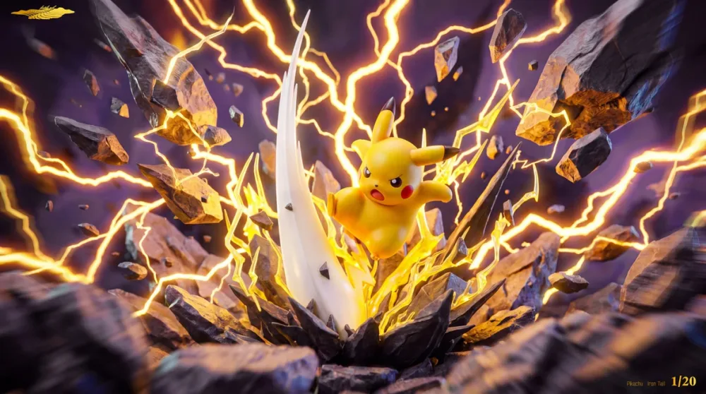 [PREORDER] 1/20 Scale World Figure [FERTILE SOIL] – Pikachu (Iron Tail)