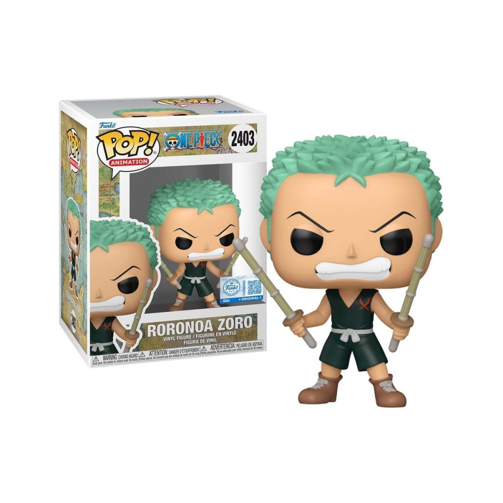 Figurine Pop ONE PIECE - POP Animation - Zoro enfant avec Katana