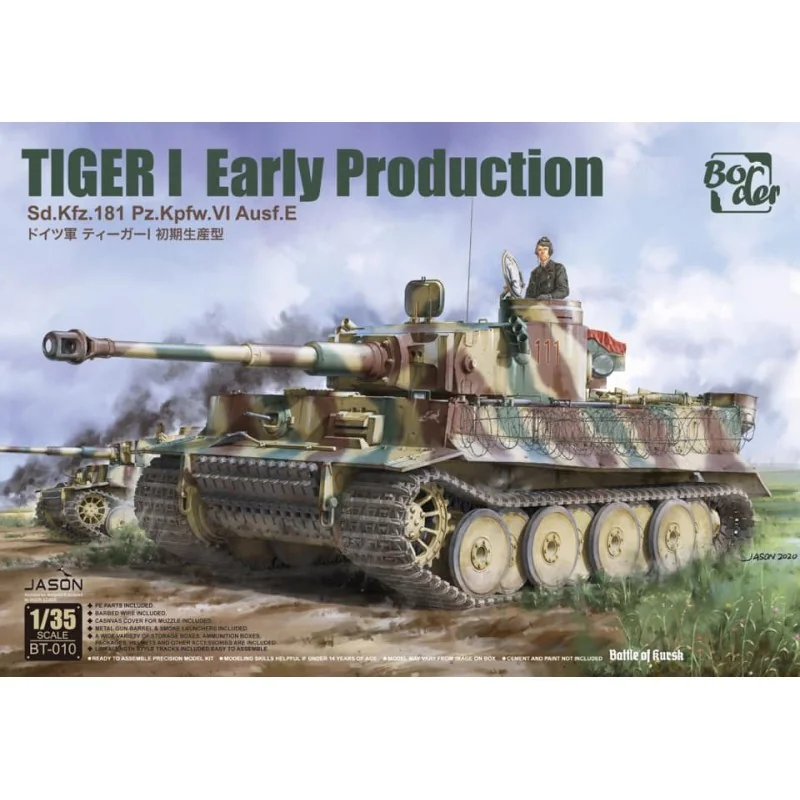 Maquette Pz.Kpfw.VI Ausf.E Tiger I Bataille de Kursk