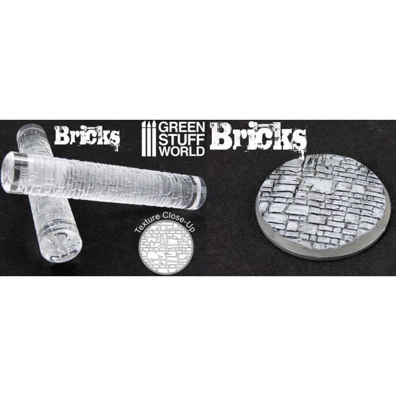 Rouleau à pâtisserie - briques