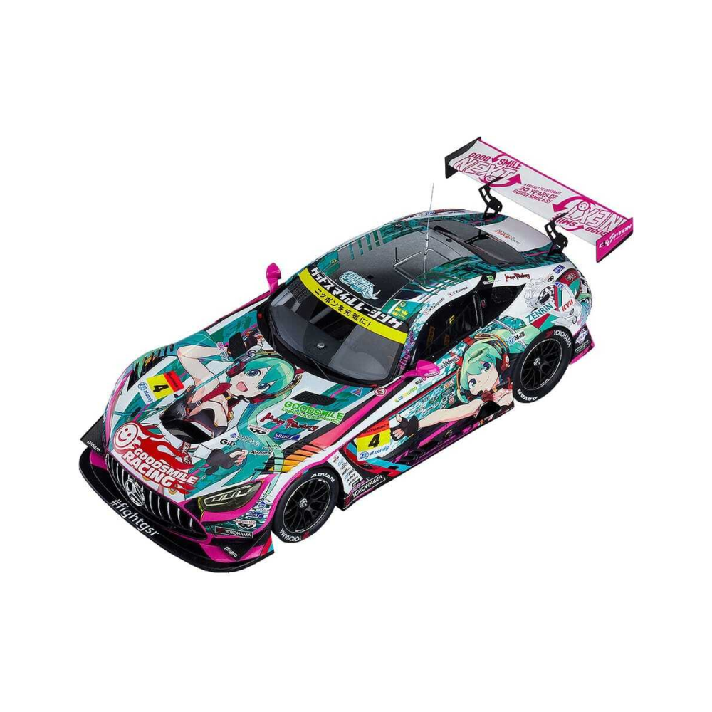 Hatsune Miku GT Project véhicule 1/18 Good Smile Hatsune Miku AMG 2020 SUPER GT Okayama Test Ver. 26 cm