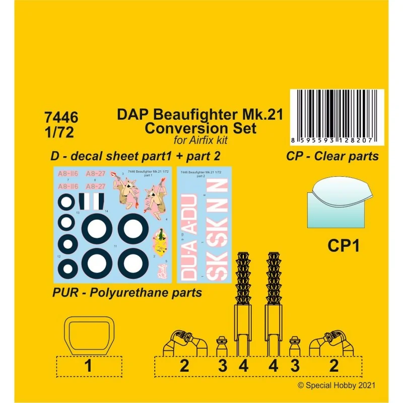 Accessoire Kit de conversion DAP Beaufighter Mk.21