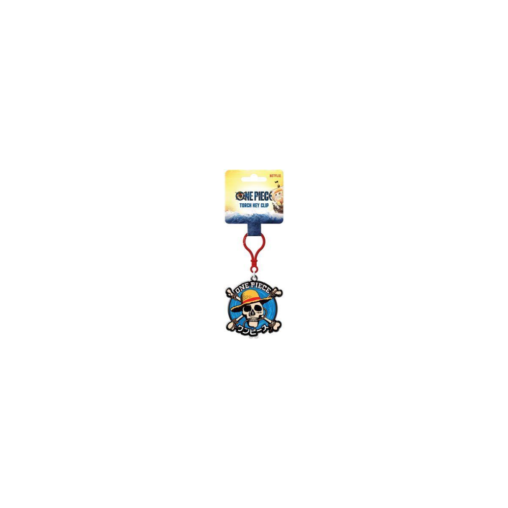One Piece Straw Hat Crew Icon Torch Keyclip