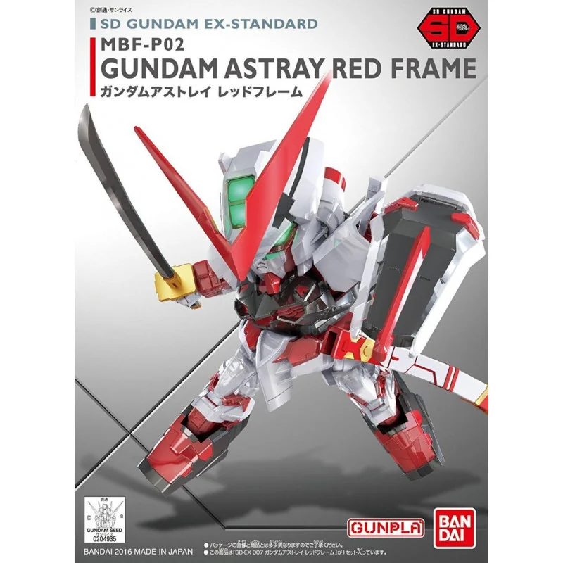 Gunpla GUNDAM - SD Gundam Ex-Standard Gundam Astray Red Frame - Model Kit