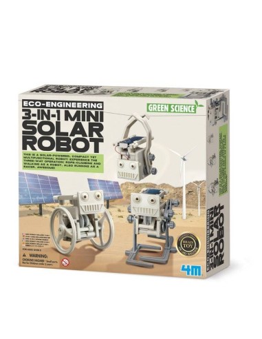 Juego 4m Eco Engineering 3 in 1 Mini Solar Robot