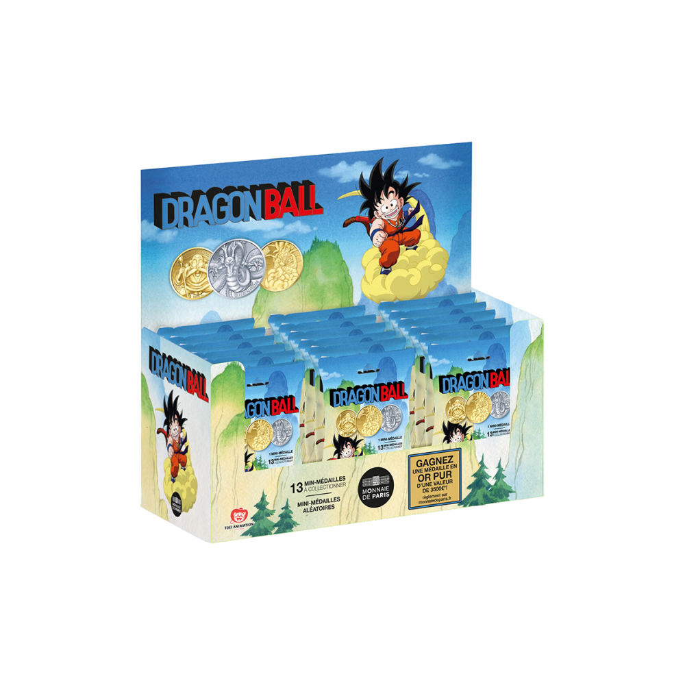 Dragon Ball Monnaie De Paris Medaille - Display 30 Pochettes unitaires