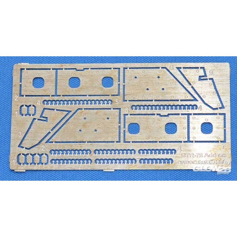 Accessoire Kit photo-gravé pour armure complémentaire BTR-70 (pour kits ACE 72164 et 72166)