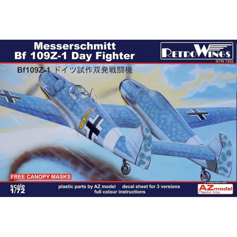 Maquette Chasseur de jour Messerschmitt Bf-109Z-1