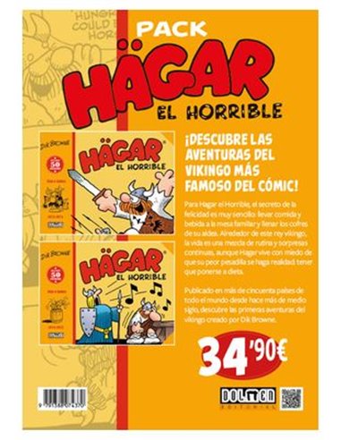 Pack Hagar el Horrible 1 y 2 (contiene 1973-1974 y 1974-1975)