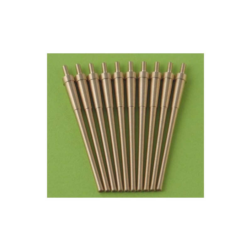 IJN 20cm/50 (8') 3e Année Canons Type N°2 - sans blastbags (10pcs). Utilisé dans tous les croiseurs lourds IJN après 1940