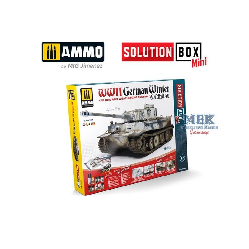 Peinture Solution Box MINI - Véhicules d'hiver allemands de la Seconde Guerre mondiale