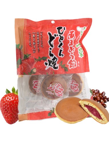 Dorayaki Ichiefoods sabor fresa y red beans 115g – Collection