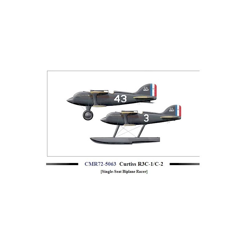Maquette Curtiss R-3C-1 / C-2 MAINTENANT AVEC DES AUTOCOLLANTS !