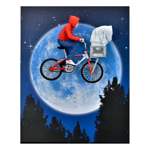 E.T., l'extra-terrestre figurine Elliott & E.T. on Bicycle 13 cm - NECA