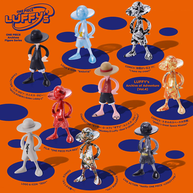Figurine – ONE PIECE Luffy Archive of Adventure Vol. 4 Bandai