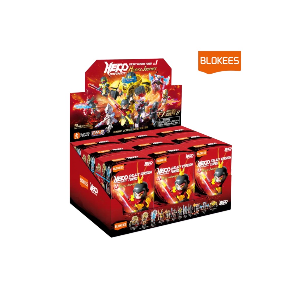 Figurine Pop Hero Infinity Galaxy Version Turbo 01 Hero S Journey assortiment 9pcs