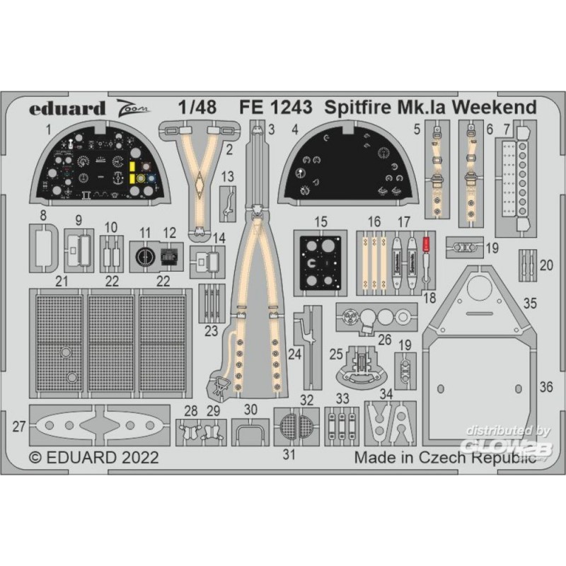 Spitfire Mk.Ia Weekend pour EDUARD