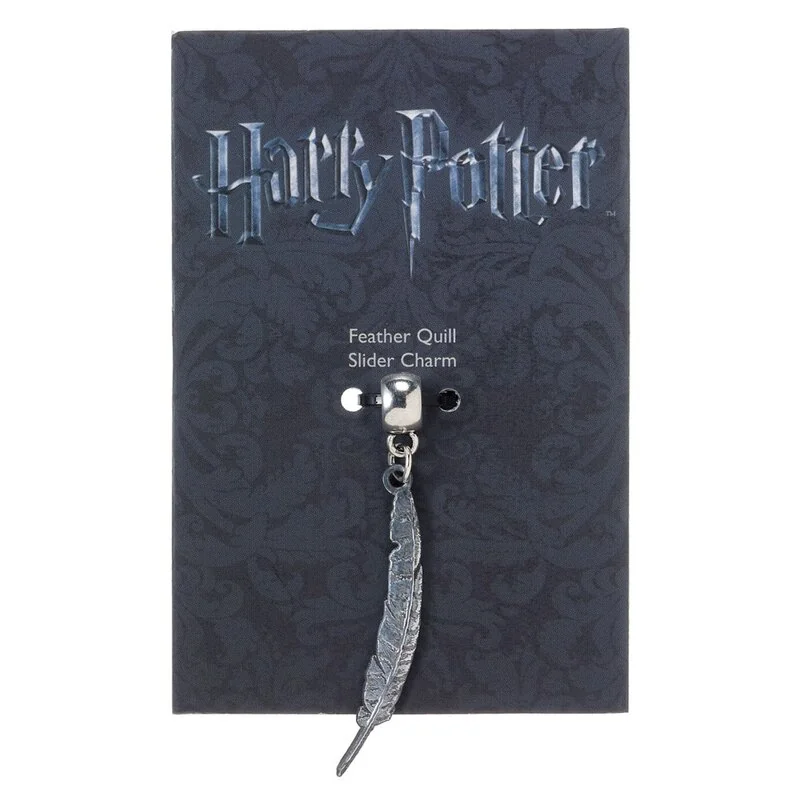 Harry Potter breloque plaqué argent Feather Quill