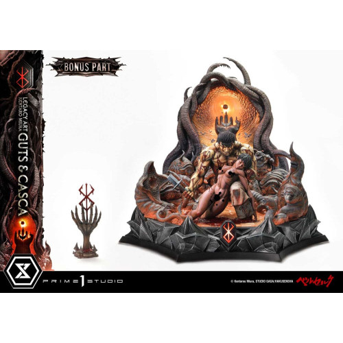Berserk statue Legacy Art Kentaro Miura 1/4 Guts & Casca Bonus Version 72 cm - PRIME 1 STUDIO