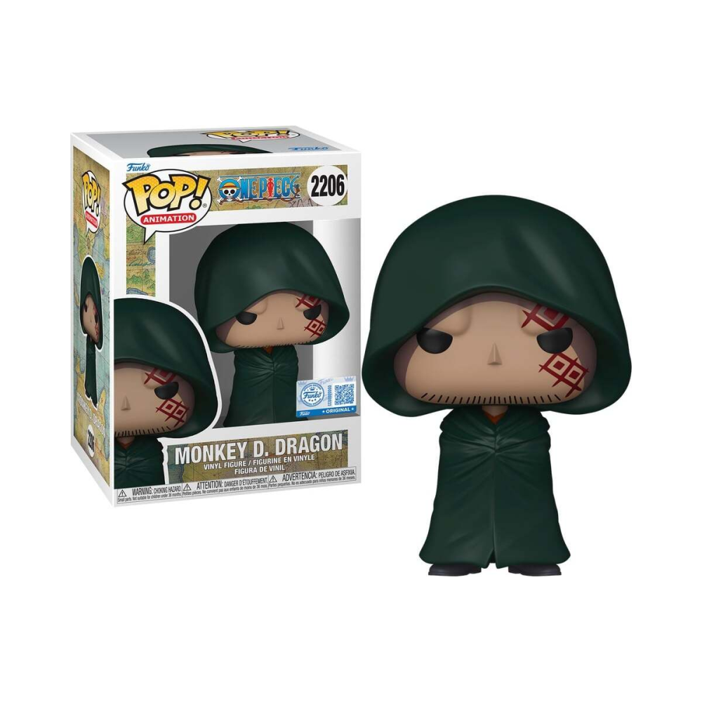 Figurine Pop ONE PIECE - POP Animation N° 2206 - Monkey D. Dragon With Chase