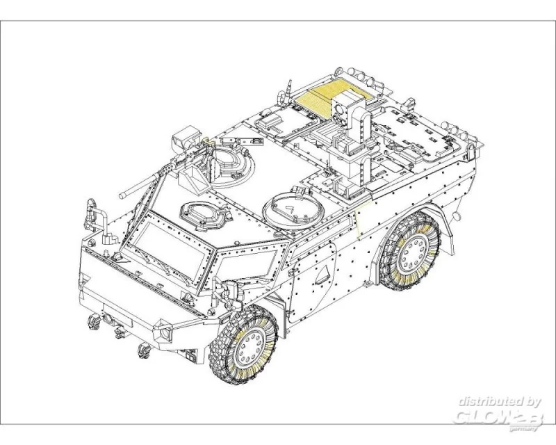 Maquette Fennek LGS allemand - Version néerlandaise