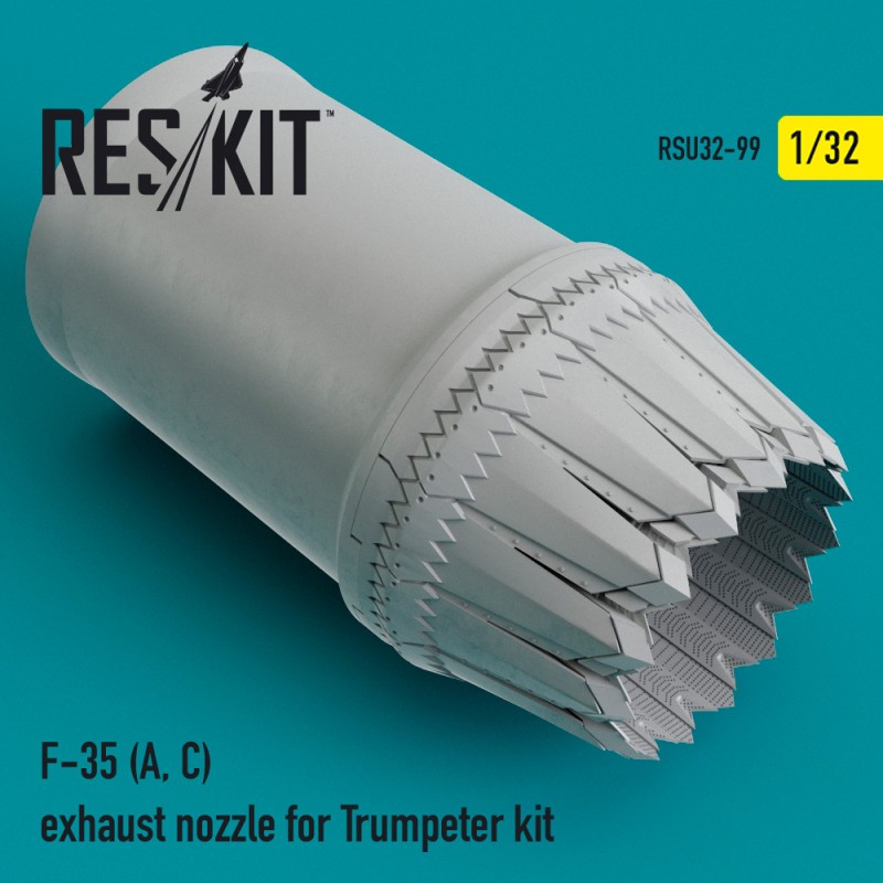 Lockheed-Martin F-35A/F-35C exhaust nozzle (designed to be used with Trumpeter kits)