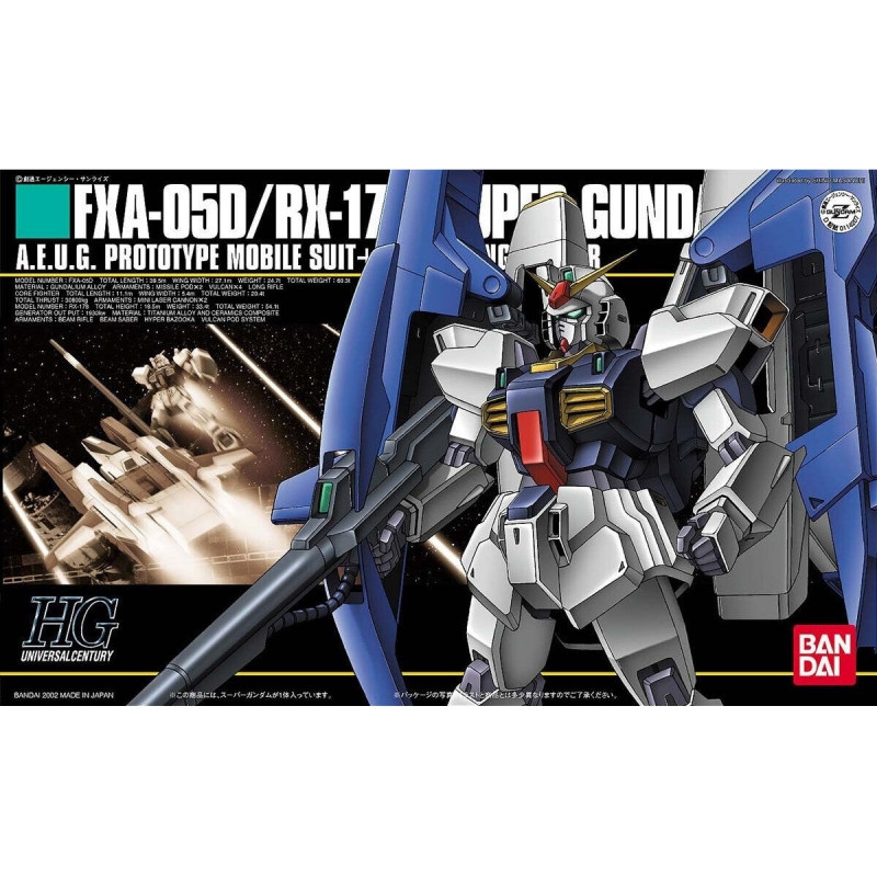 Gunpla – GUNDAM High Grade FXA-05D RX-178 Super Gundam Bandai