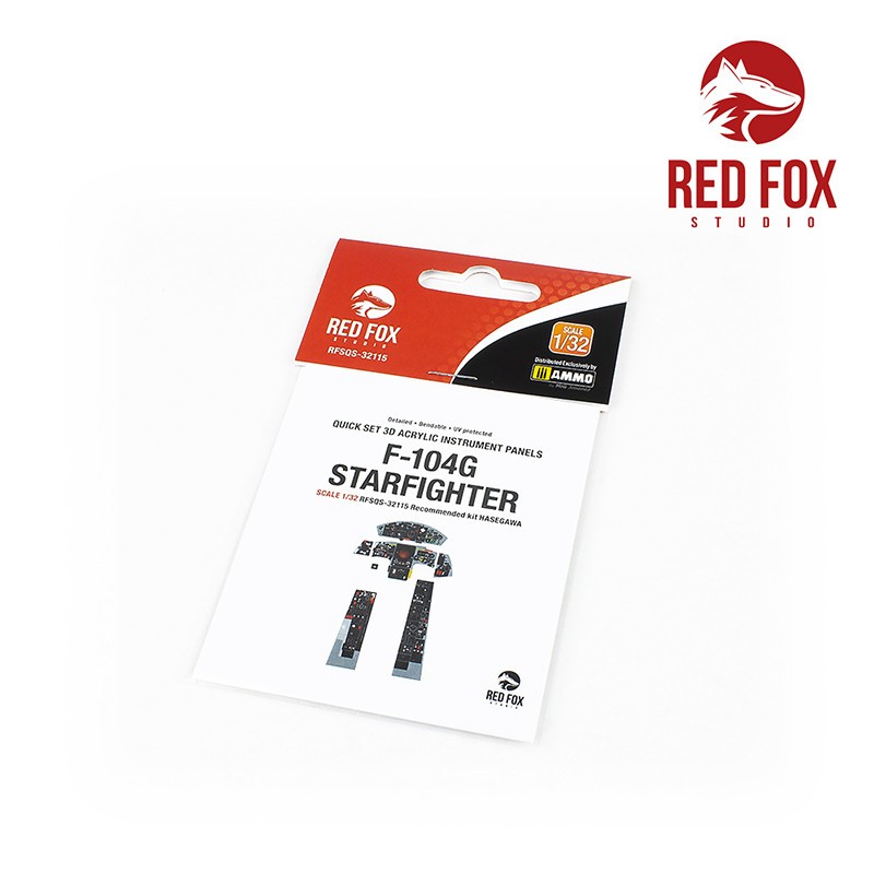Accessoire Lockheed F-104G Starfighter (designed to be used with Hasegawa kits)