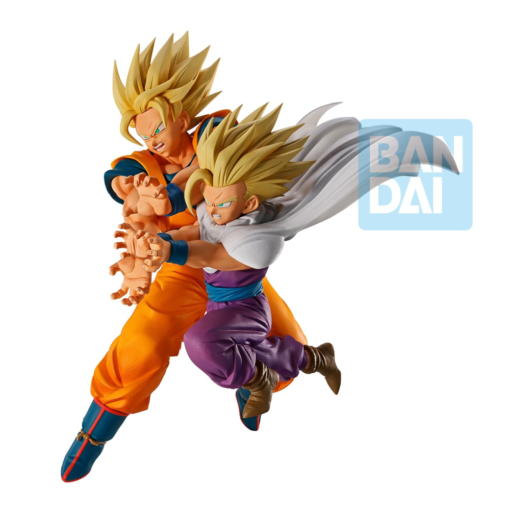 DRAGON BALL Z - Son Goku & Son Gohan ichibansho - Figurine Spectacle Battle 18cm
