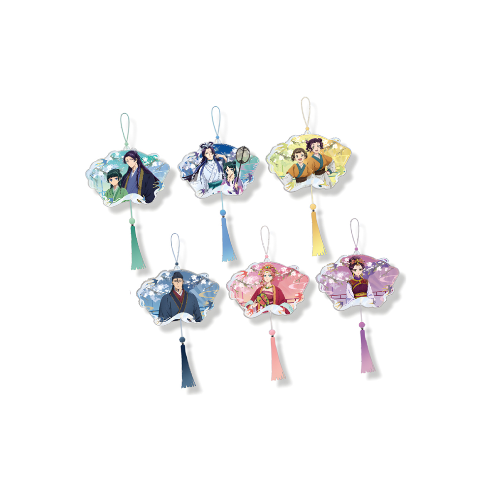 The Apothecary Diaries Puremind Jade Pendant With Sentiments Acrylique Asst 6pcs