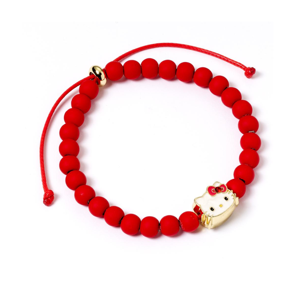 HELLO KITTY - Red - Bracelet à Perles