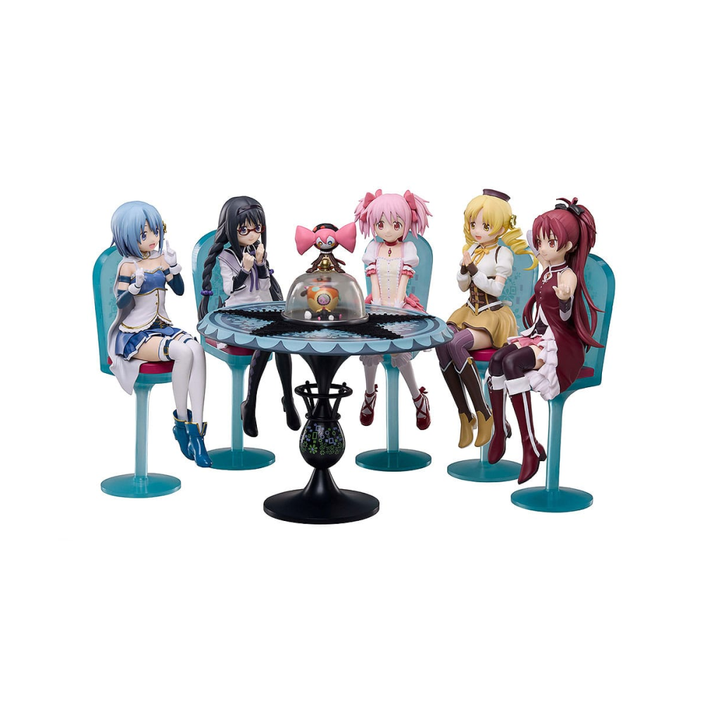 Puella Magi Madoka Magica The Movie: Rebellion Figurine Tea Party Cake Song Ver. Set 18 cm