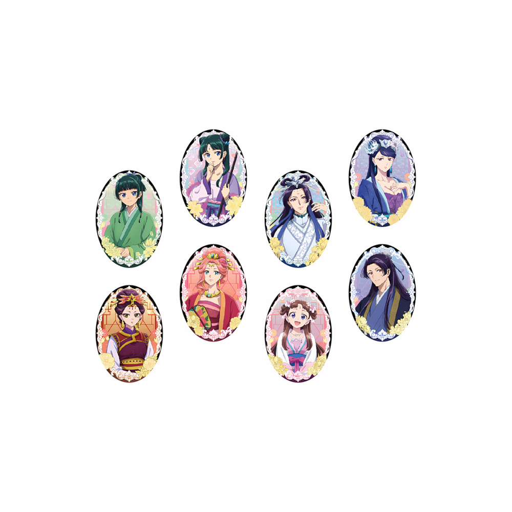 The Apothecary Diaries Puremind Nacreous Glow Button Pin Badge Asst 8pcs