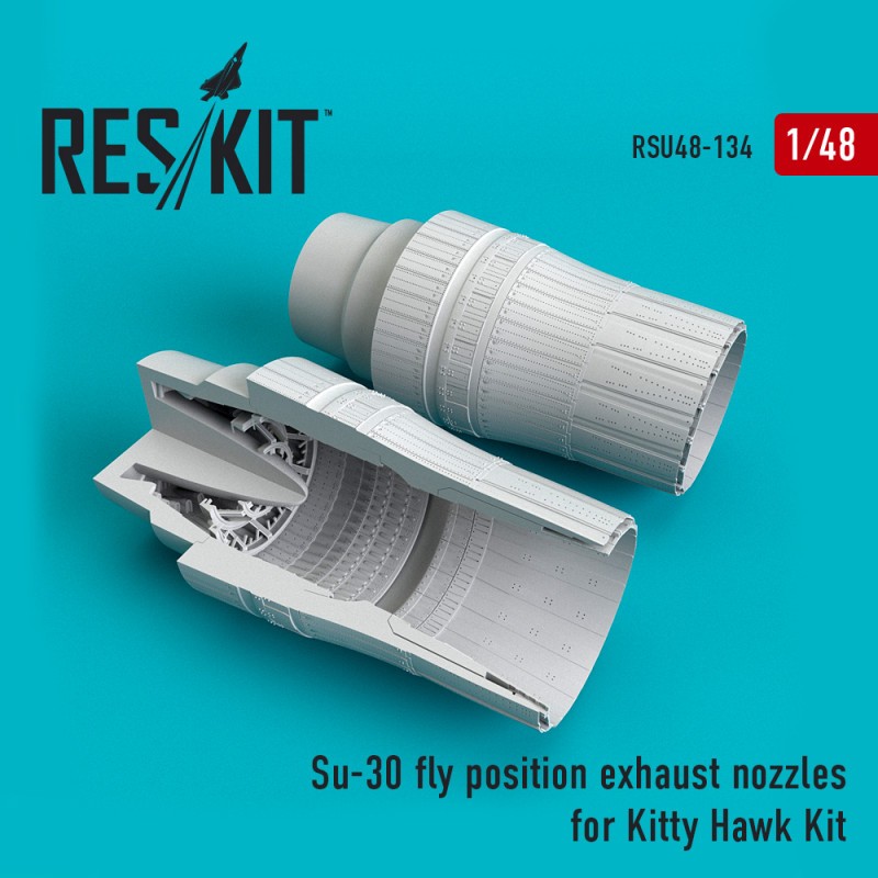 Buses d'échappement à position de vol Sukhoi Su-30 (conçues pour être utilisées avec les kits Kitty Hawk Model)