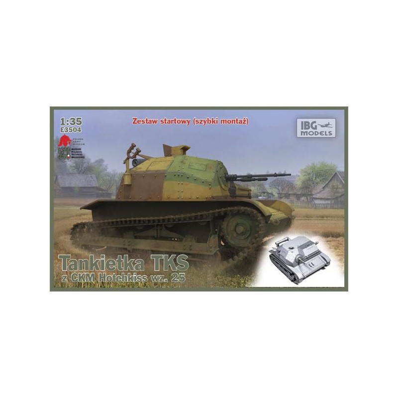 Maquette TKS Tankette avec MG (Easy Tracks)