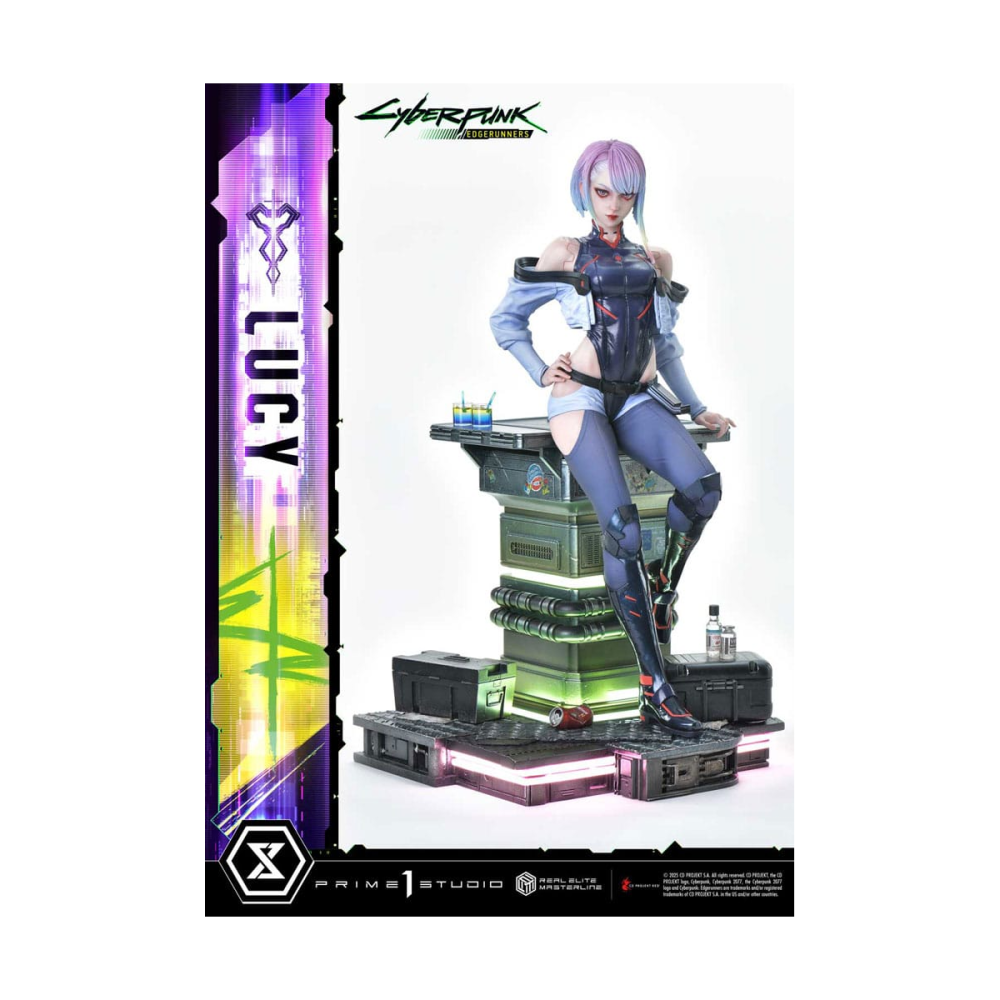 Cyberpunk: Edgerunners - statuette Real Elite Masterline Series 1/4 Lucy 50 cm