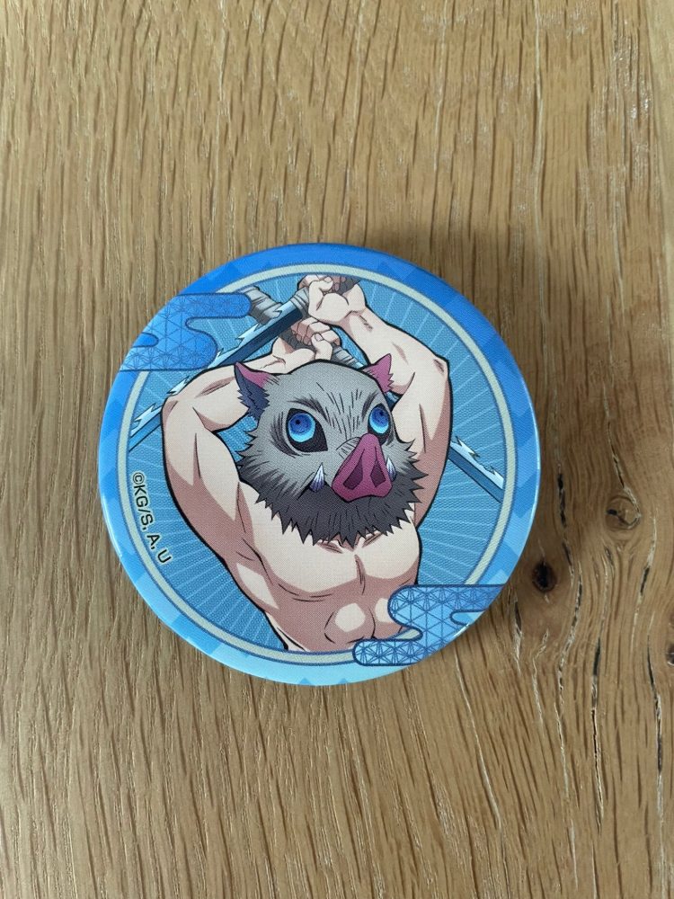 Demon Slayer – Inosuke Hashibira Mugen Train Aniplex – Badge