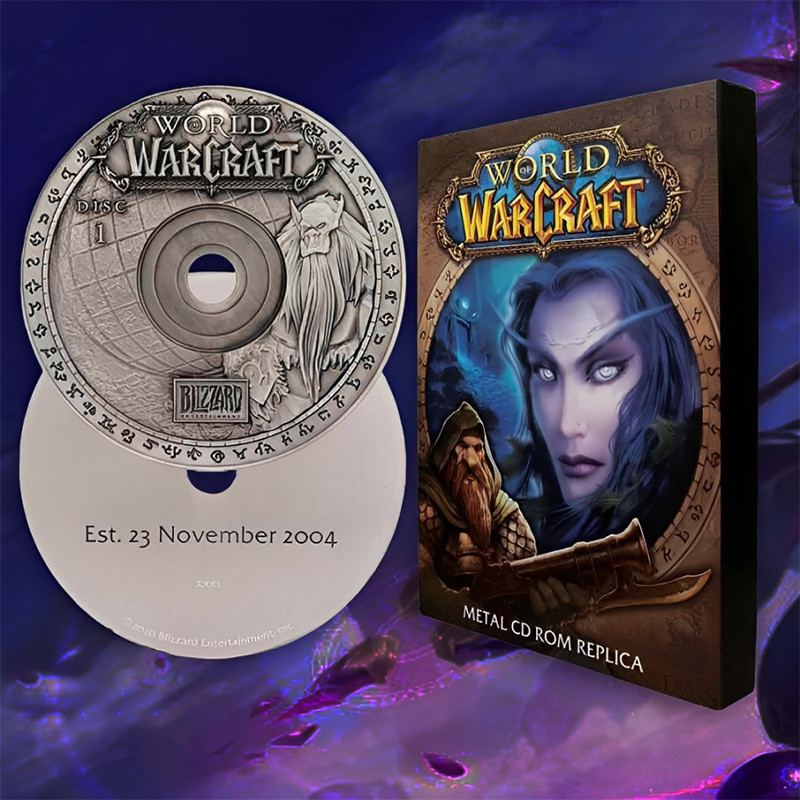 Réplique – WORLD OF WARCRAFT CD-ROM World Of Warcraft Fanattik