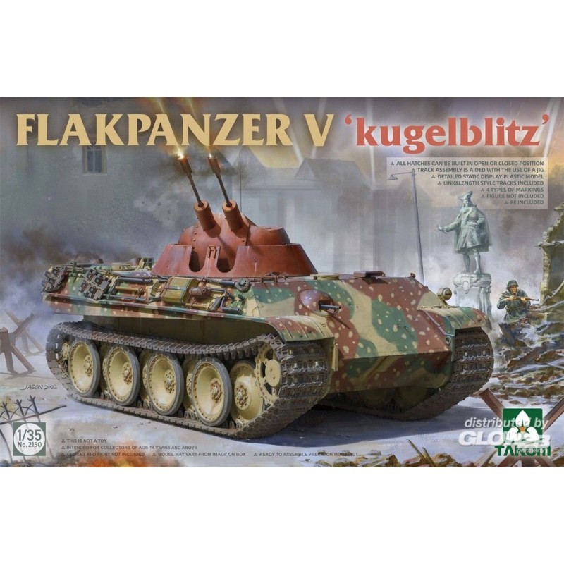 Maquette PLAKPANZER V 'kugelblitz'