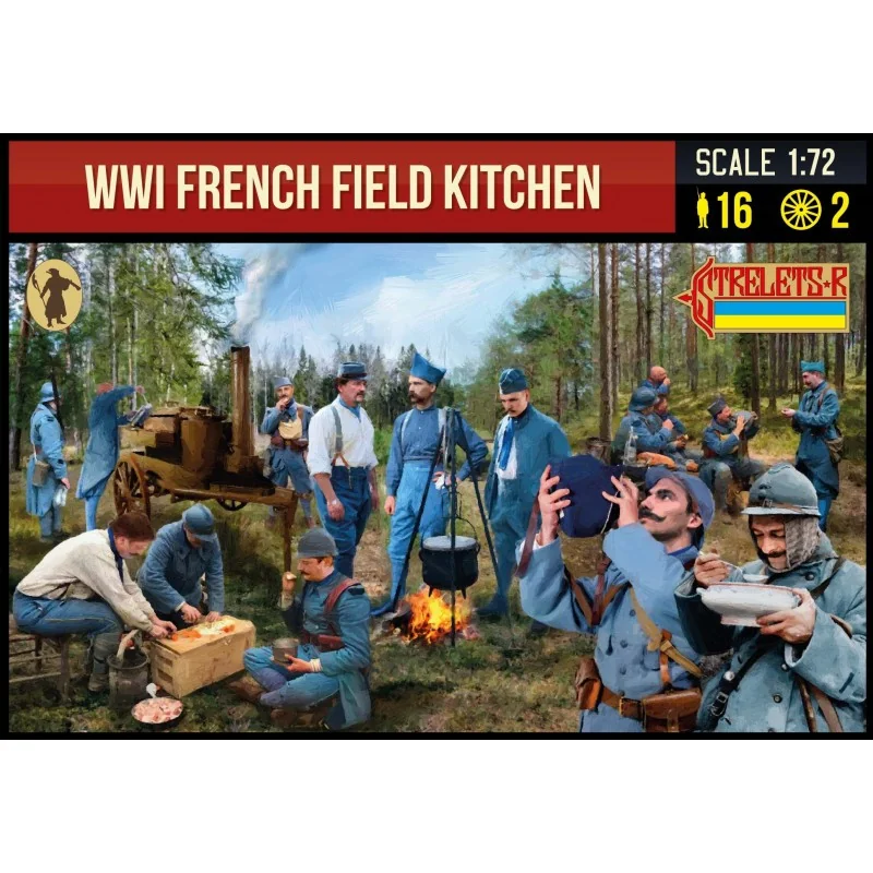 Figurines Cuisine de campagne française de la Première Guerre mondiale