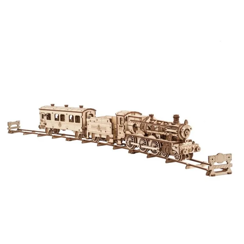 Maquette UGEARS Modèles mécaniques: HOGWARTS™ EXPRESS 90,5x12,5x10cm, 504 pièces