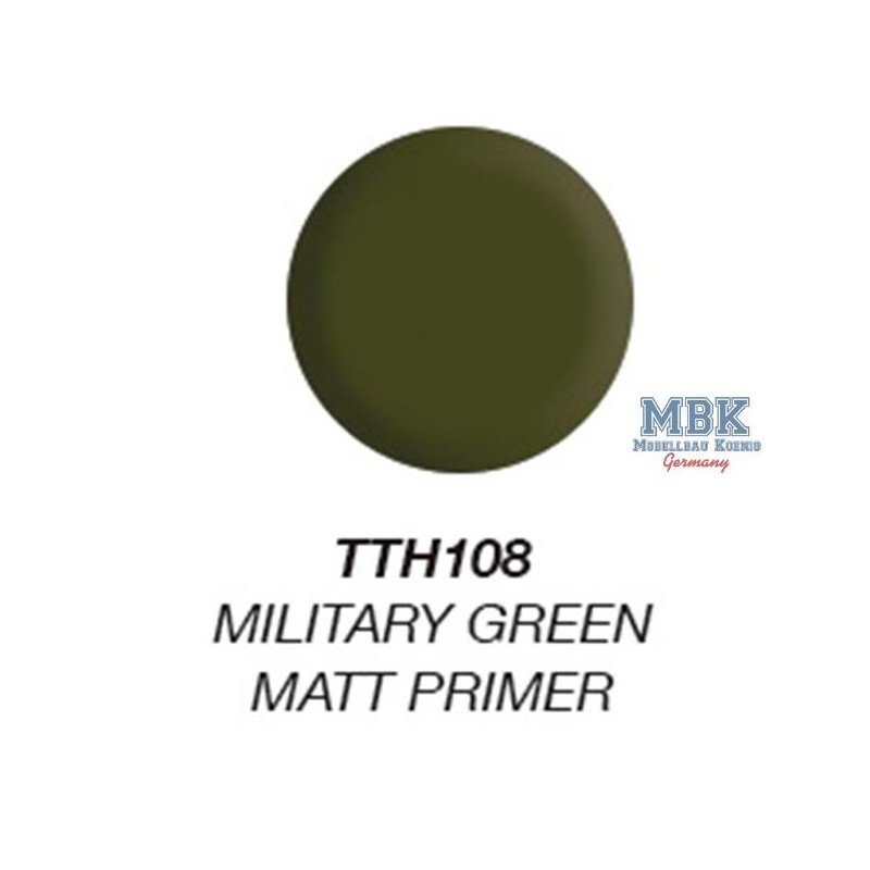 Peinture Spray d'apprêt mat vert militaire