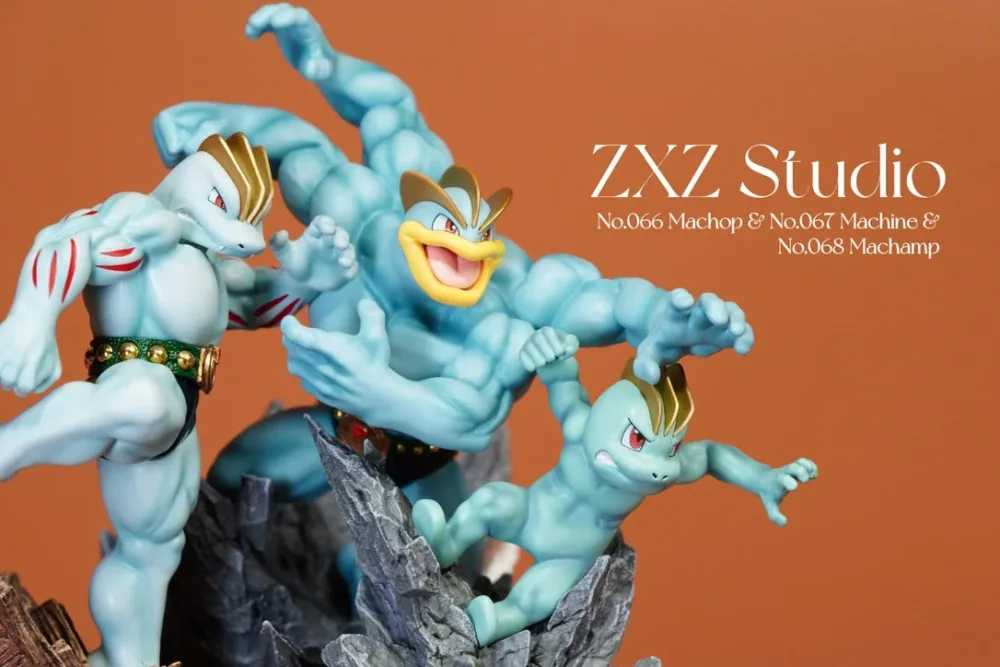 [IN STOCK] 1/20 Scale World Figure [PALLET TOWN] – Machop & Machoke & Machamp B