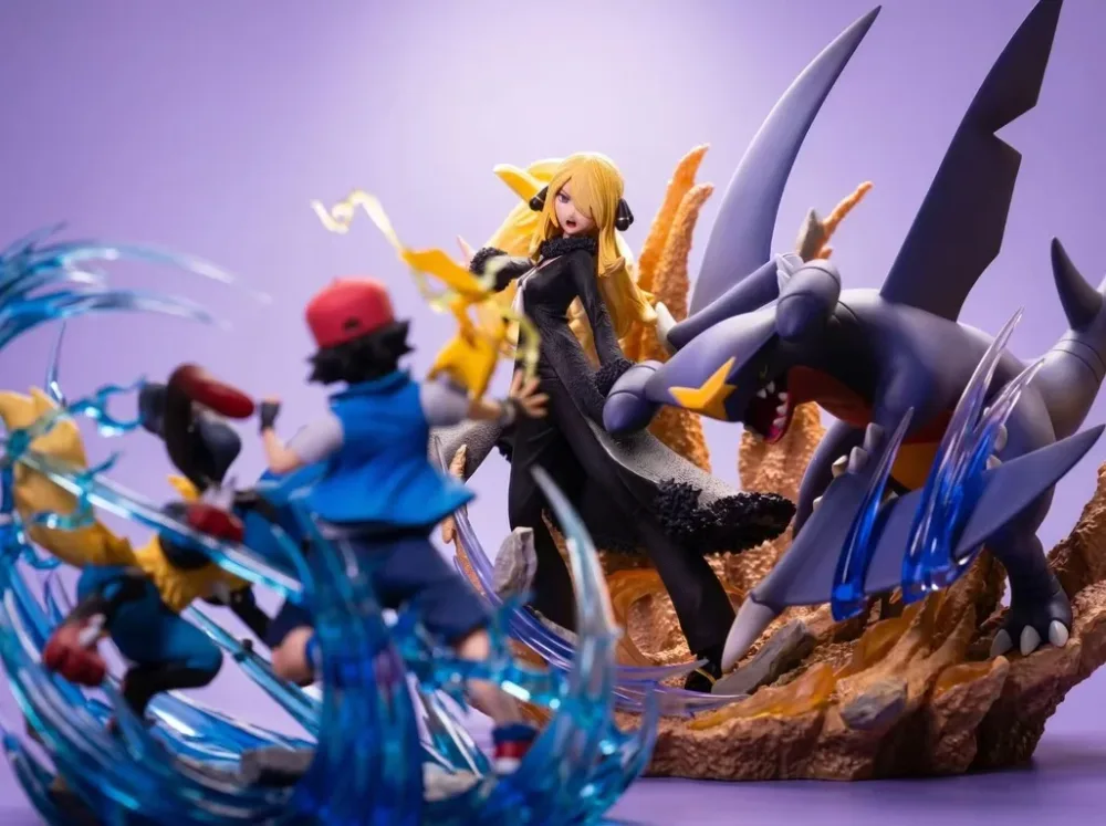[IN STOCK] 1/20 Scale World Figure [MAGA] – Cynthia & Garchomp