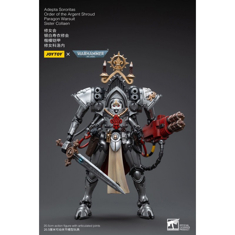 Figurine Paragon Warsuit Sister Collaen Adepta Sororitas Order of the Argent Shroud W4H0K