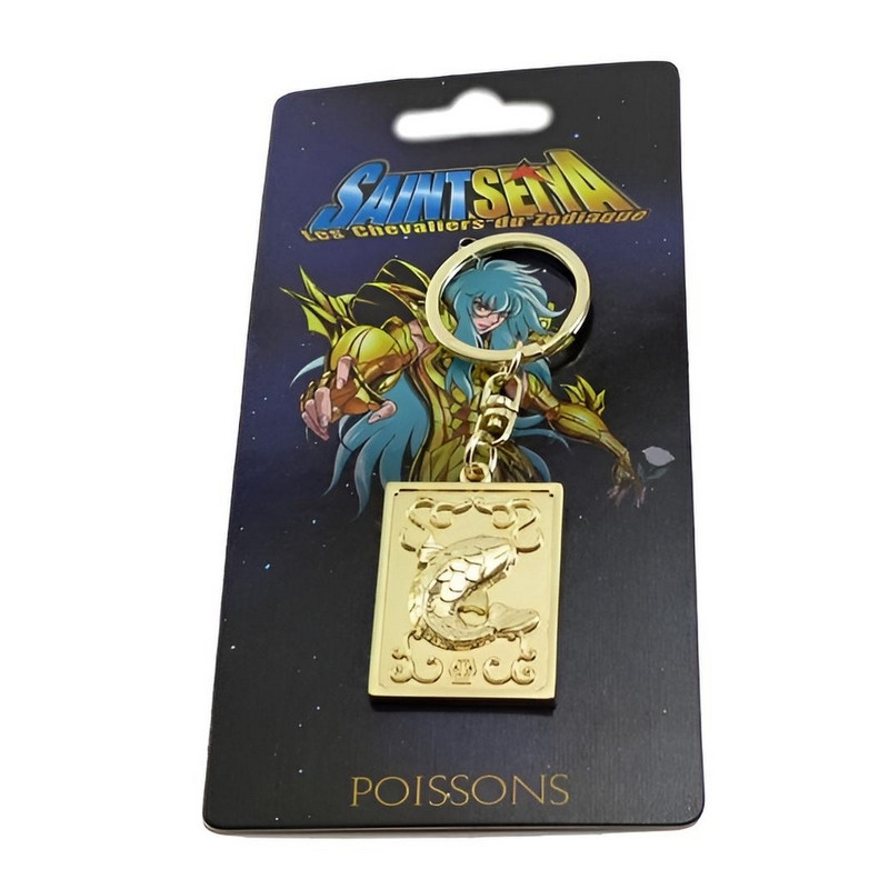 SAINT SEIYA Or Poissons Métal Pandora Box – Porte-clés