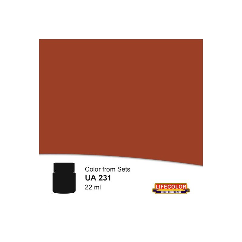 Peinture acrylique German Oxide Rot (German Oxide Rouge) RAL 3009 22ml