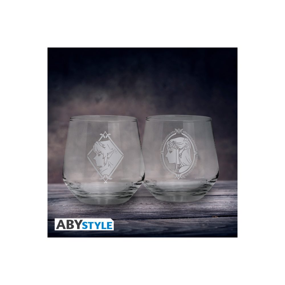The Legend Of Zelda Set de 2 Verres Zelda & Link