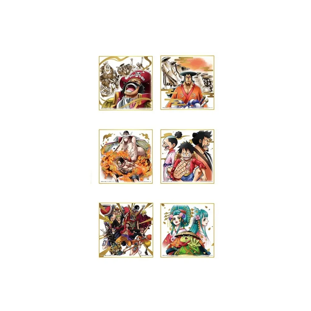One Piece - Set de 6 Shikishi - Ichiban Kuji V2